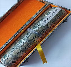 渠县书画装裱案例